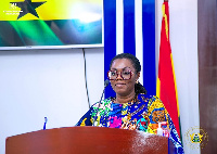 The delegation met with Minister of Communication and Digitalisation, Ursula Owusu-Ekuful