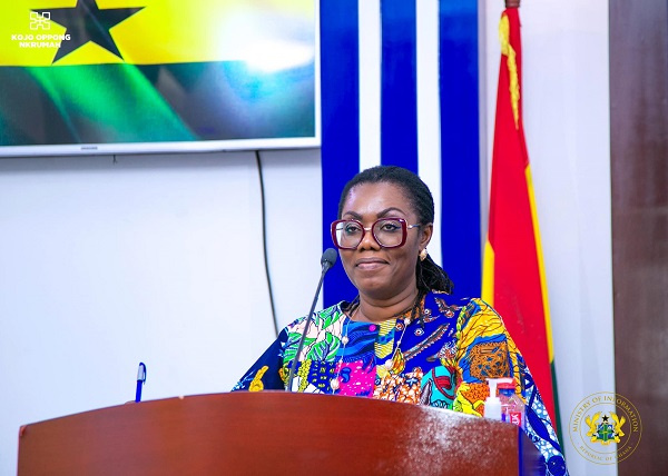 Minister for Communications and Digitalisation, Ursula Owusu-Ekuful