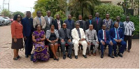 Presbyterian Church of Ghana executives in a group photograph