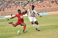 Frederick Boateng  in action for Kotoko