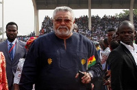 Former president Jerry John Rawlings