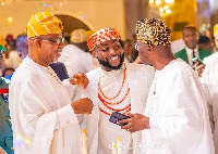 Davido at his wedding