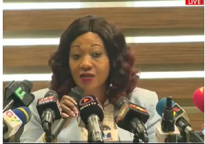 Jean Mensa, chairperson for Electoral Commission of Ghana