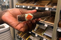 Bongani cigar, produced in Mozambique (Reuters)