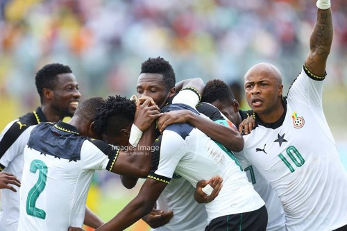 Black Stars celebrate win