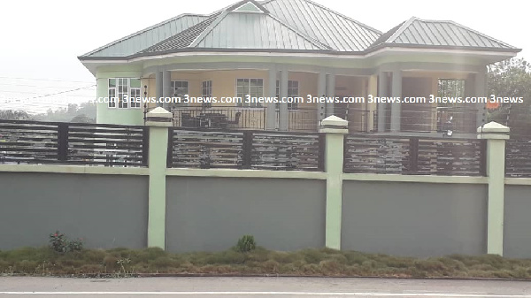 The house said to belong to the mother of Nana Appiah Mensah