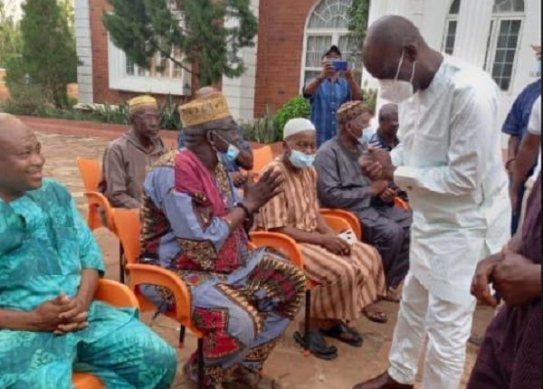 Minority Leader, Haruna Iddrisu led a delegation to commiserate with the family of late Dr. Gariba