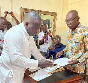 Frank Asiedu Files Nomination 