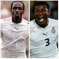 Otto Addo and Asamoah Gyan