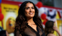 Salma Hayek, an actress, producer, and former model.