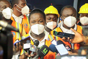 Business Development Manager of Vector Control Unit of ZGL Akosua Konadu Yeboah