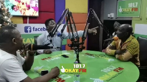 A Plus and Socrate were panelists on Okay FM