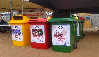 About 67 basic schools in the municipality were supplied with free bins