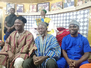 Baba Daney, others during the courtesy call