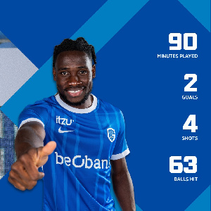 Genk forward Joseph Paintsil