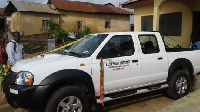 MP of Akim Oda has donated a Nissan Pickup