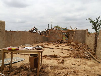 Torrential rains at Zabzugu rendered several residents homeless