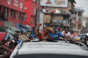 Rebecca Akufo-Addo, wife of the New Patriotic Party Flagbearer, Nana Akufo-Addo