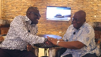 Host Bola Ray and Nana Akufo-Addo