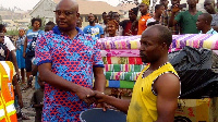 Kumasi Mayor, Kojo Bonsu donates to the affected people