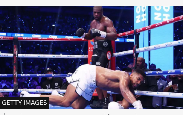 Anthony Joshua was stopped for just the second time in his career