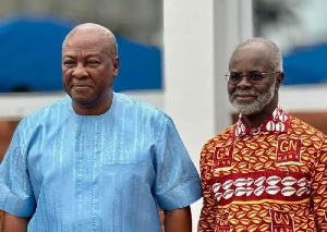 John Dramani Mahama and Dr. Papa Kwesi Nduom