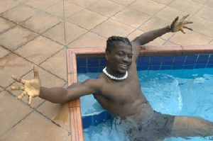 Samini In The Pool