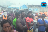 Some of the affected person repacking their stuff to a safer side