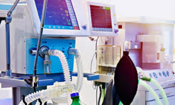 File photo: Hospital ventilator