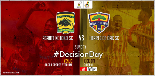 Asante Kotoko will take on Accra Hearts of Oak on Sunday, February 28, 2021