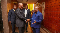 John Mahama and President Nana Addo Dankwa Akufo-Addo