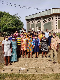 A photograph of some participants after the programme