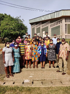 A photograph of some participants after the programme