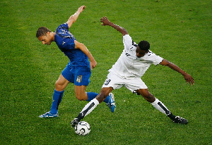 The match with Italy in 2006 marked Ghana's first World Cup appearance