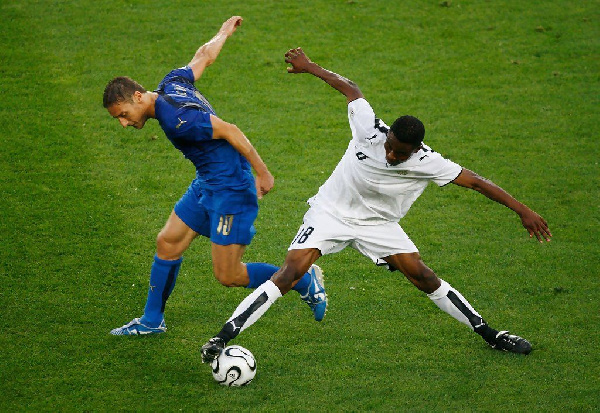 The match with Italy in 2006 marked Ghana's first World Cup appearance