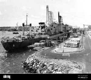 An old photo of the Tema Port - <i/>Credit - Alamy</i>