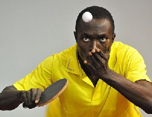 Former national table tennis champion, Derek Abrefa