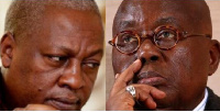 Former President John Dramani Mahama and President Nana Akufo-Addo