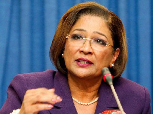 Kamla Persad-Bissessar, Trinidad's opposition leader