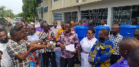 MPs within the Sekondi-Takoradi Metro Area interacting with the media