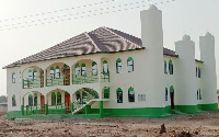 A photo of the newly-built mosque