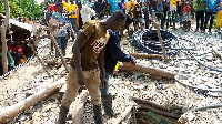 The miners at Moabok got trapped when the rains started