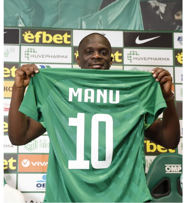 Ghanaian forward, Elvis Manu