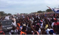 File photo of Nana Akufo-Addo at a rally