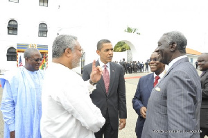 Rawlings Kufuor Obama