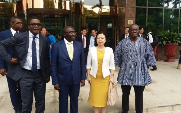 Chinese Ambassador to Ghana, Sun Baohong (2nd  Right ) with some dignitaries