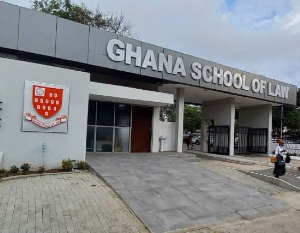 Frontage of the Ghana School of Law