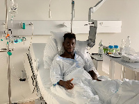 Musah Nuhu after the surgery