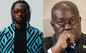 Kirani Ayat (left), Nana Addo Dankwa Akufo-Addo (right)