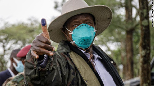 Ugandan president Yoweri Kaguta Museveni